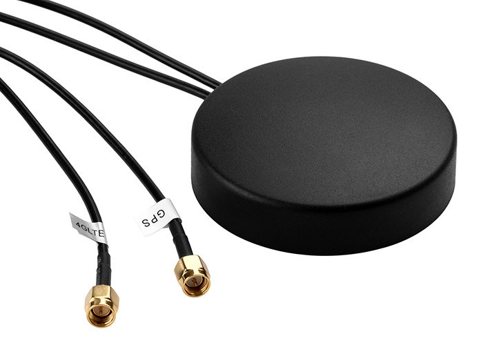 Portable LTE 4G High Gain GPS Antenna , Active GPS Antenna SMA