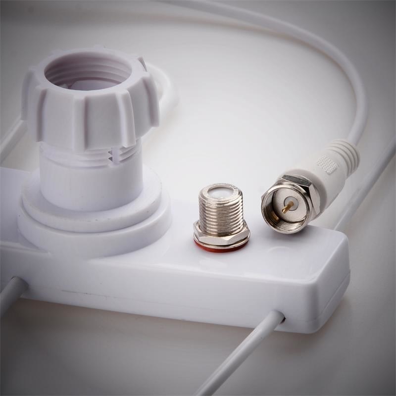 3 Element Mini VHF UHF Yagi Antenna , TV Long Range Yagi Wifi Antenna 2