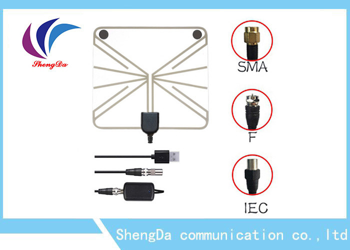 28dBi High Gain UHF VHF TV Antenna 3 Mile Coax Cable 50w 35V Vertical