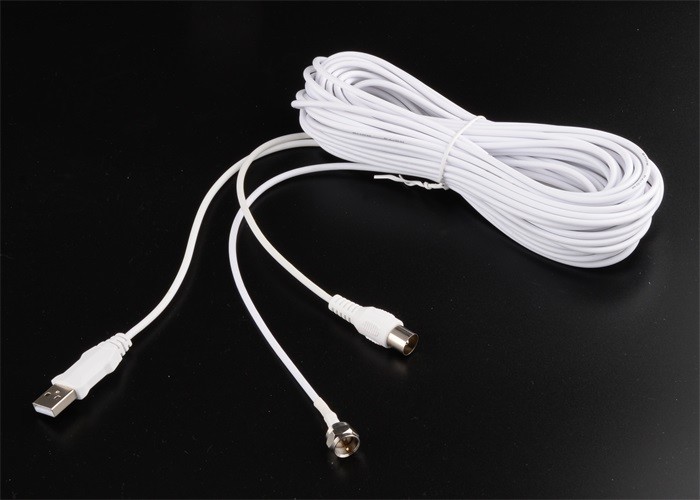 3 Element Mini VHF UHF Yagi Antenna , TV Long Range Yagi Wifi Antenna 2