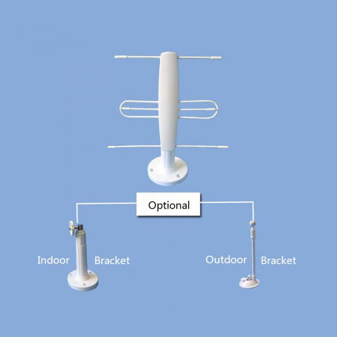 Indoor / Outdoor Yagi Directional Antenna Digital HDTV Type For VHF