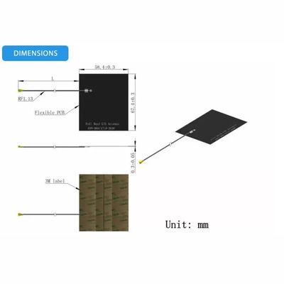 Internal Omni-Directional 6dBi Embedded 900MHz NB-IoT Antenna