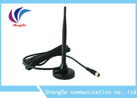 Pigtail UHF VHF Long Range HDTV Antenna , Omni Directional TV Antenna RG58 Cable supplier