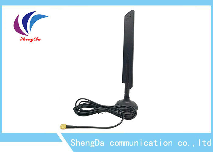 Vertical Polarization 4G LTE Antenna 698-2700MHz Omni Desktop Aerial Mount And Gain supplier