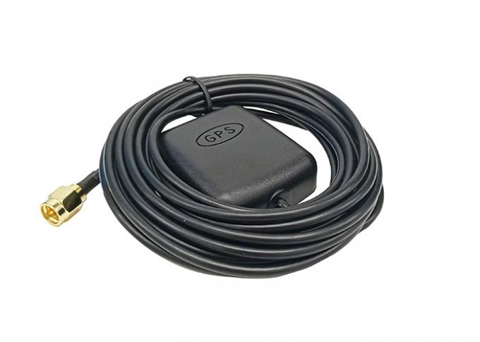 Waterproof 28dBi Gain Automotive Gps Antenna 1575.42MHz Aerial Strong Magnet